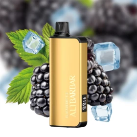 ALIBARBAR INGOT 9000 Puffs Blackberry Ice Gold Vape