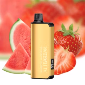 ALIBARBAR INGOT 9000 Puffs Strawberry Watermelon Gold Vape