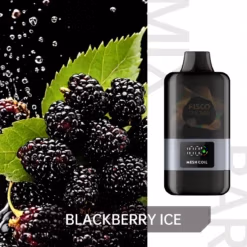FISCO Mix Bar 12000 Blackberry Ice rechargeable disposable vape with cool berry Option