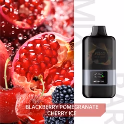 FISCO Mix Bar 12000 Blackberry Pomegranate Cherry Ice rechargeable disposable vape with mixed berry ice Option