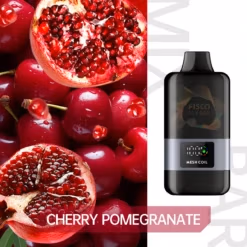 FISCO Mix Bar 12000 Cherry Pomegranate rechargeable disposable vape