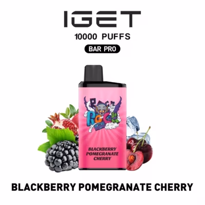 IGET BAR PRO 10000 Blackberry Pomegranate Cherry