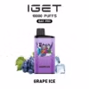 IGET BAR PRO 10000 Grape Ice disposable vape