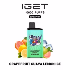 IGET BAR PRO 10000 Grapefruit Guava Lemon Ice disposable vape with citrus fruit Option and mesh coil