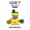 IGET BAR PRO 10000 Kiwi Pineapple disposable vape with tropical fruit Option and mesh coil