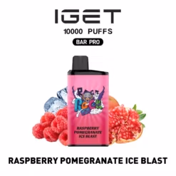IGET BAR PRO RASPBERRY POMEGRANATE ICE BLAST