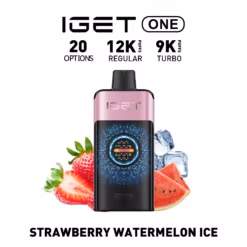 IGET ONE Vape 12000 Puffs Strawberry Watermelon Ice disposable vape
