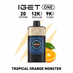 IGET ONE Vape 12000 Puffs Tropical Orange Monster disposable vape