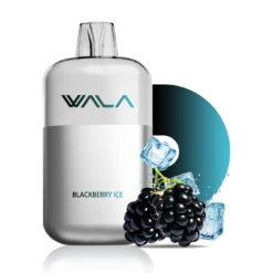 WALA POP Blackberry Ice 10000 Puffs Device disposable vape with bold blackberry Option and ice finish
