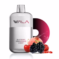 WALA POP Blackberry Pomegranate Cherry 10000 Puffs Device rechargeable disposable vape