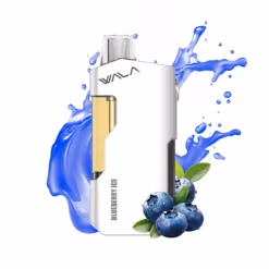 WALA YO Blueberry Ice 18000 Puffs Smart Vape Device with dual mesh and smart display